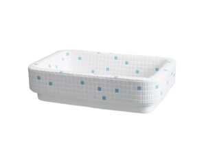 美濃焼タイル洗面ボウル Origin Square Ciel タイルアングル